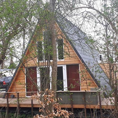Hotel A-Frame Volledig Vrijstaande Woning Hensbroek Exterior foto
