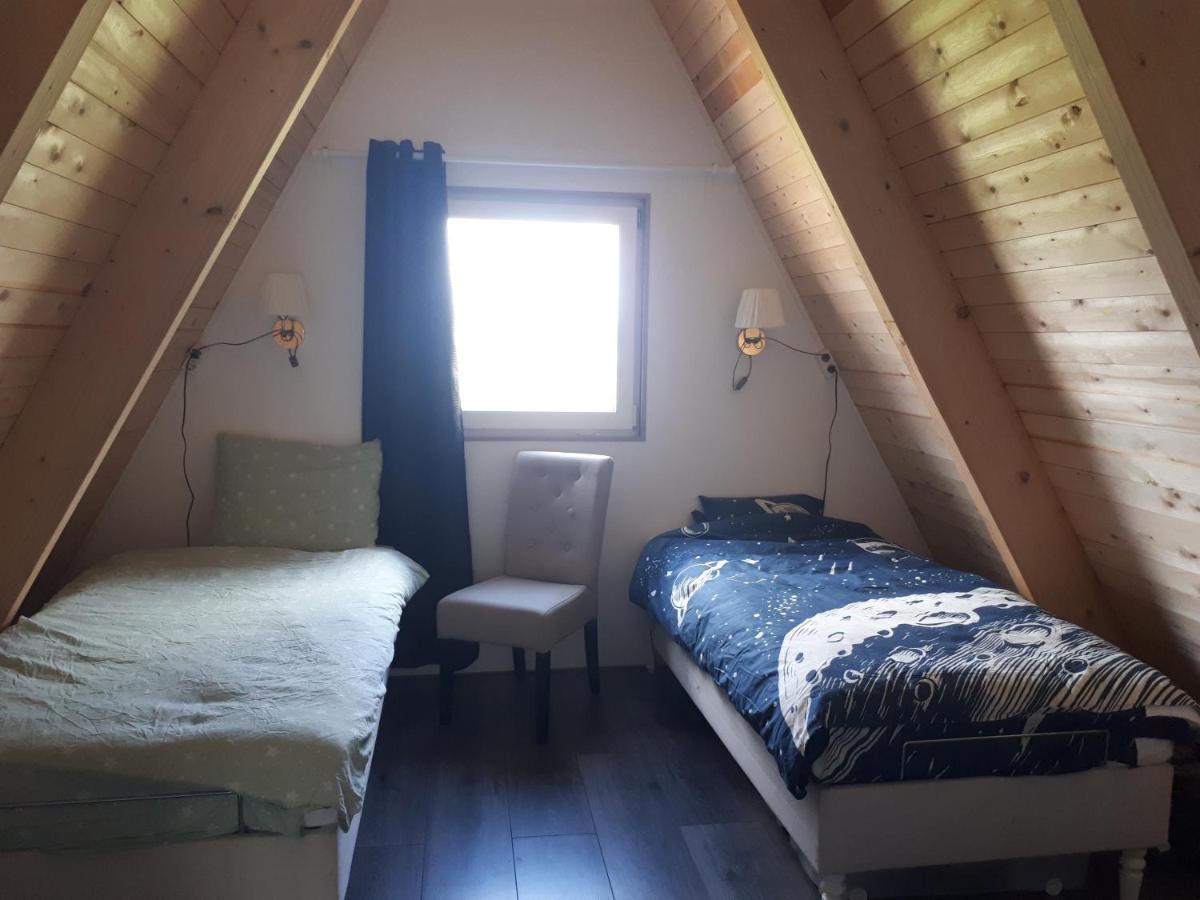 Hotel A-Frame Volledig Vrijstaande Woning Hensbroek Exterior foto